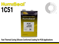 Humiseal 1C51 | Low-Viscosity, Fast Thermal Curing Silicone Conformal Coating