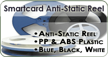 Anti-Static Plastic Reels for Smartcards