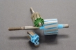 DK7-0953M Blue and DK15EG-05 Green