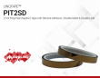 PIT2SD | 2-mil Polyimide (Kapton) Tape with Silicone Adhesive | Double-Sided & Double Liner