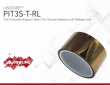 PIT3S-T-RL | 3mil Polyimide (Kapton) Tape | Thin Silicone Adhesive with Release Liner
