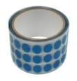 2-mil Blue Die Cut Polyester (PET) Tape Acrylic Adhesive Single-Sided | Discs