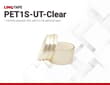 PET1S-UT-Clear | 1-mil Clear Polyester (PET) Tape with ultra thin Silicone Adhesive