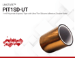 PIT1SD-UT | 1-mil Polyimide (Kapton) Tape with Ultra-Thin Silicone Adhesive | Double-Sided