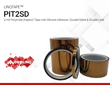 PIT2SD | 2-mil Polyimide (Kapton) Tape with Silicone Adhesive | Double-Sided & Double Liner