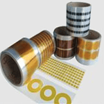 1 mil Die Cut ESD Polyimide Tape Silicone Adhesive Single Sided | Discs