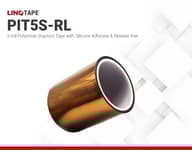 PIT5S-RL | 5-mil Polyimide (Kapton) Tape with Silicone Adhesive & Release liner