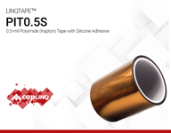 PIT0.5S | 0.5-mil Polyimide (Kapton) Tape with Silicone Adhesive