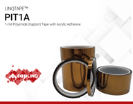PIT1A | 1-mil Polyimide (Kapton) Tape with Acrylic Adhesive