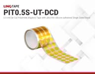 PIT0.5S-UT-DCD | 0.5 mil Die Cut Polyimide (Kapton) Tape with silicone adhesive| Single Sided Discs