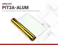 PIT2A-ALUM | 2mil Polyimide Film with Sputtered Aluminized Coating