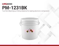 LINQBOND PM-1231BK | Two part black epoxy potting material