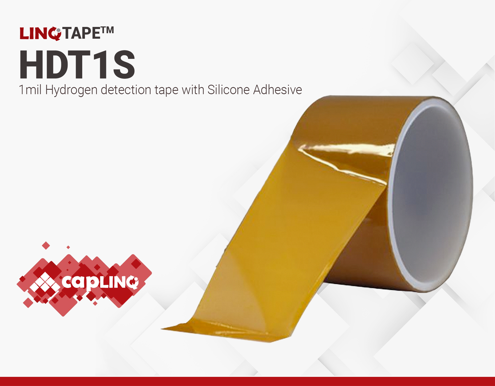 Hydrogen leak detection tape for visual inspection of hydrogen pipes