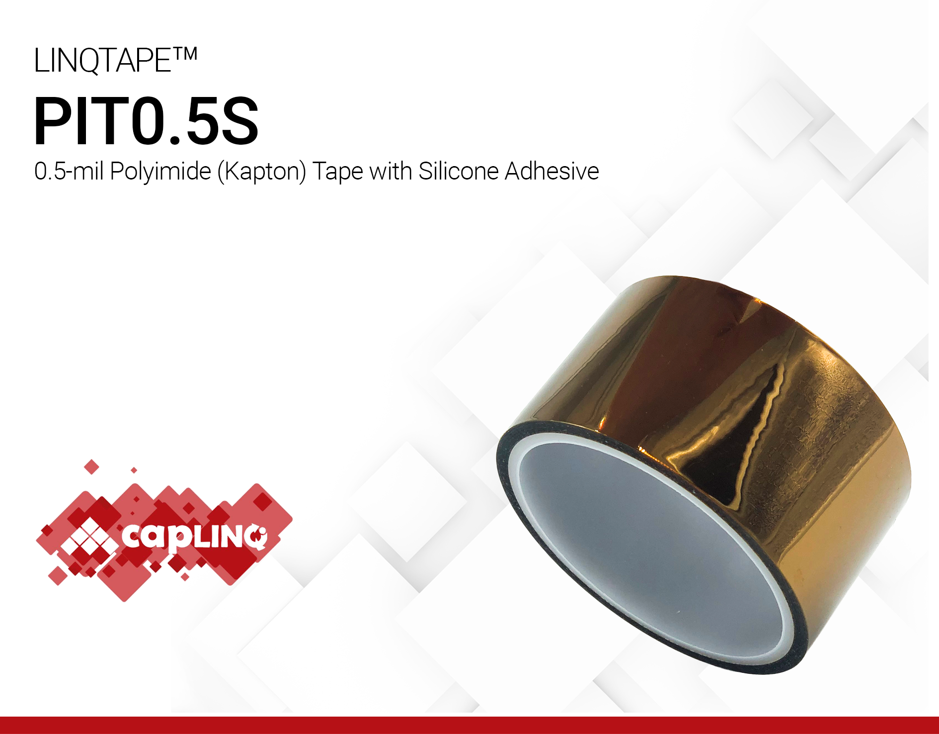 1 Mil Kapton Tape Circles with Acrylic Adhesive - 0.25
