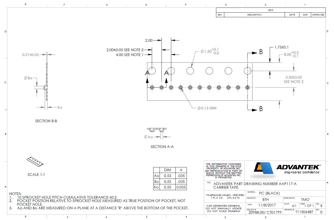 SAC305 solder spheres packaged in 7 inch Tape and Reel TR7/SAC305Series