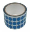 1-mil Blue Die Cut Polyester (PET) Tape Silicone Adhesive Single-Sided | Discs