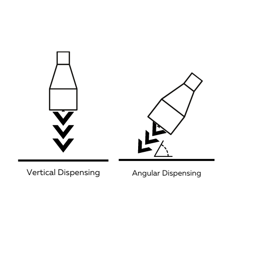 angular vs vertical dispensing