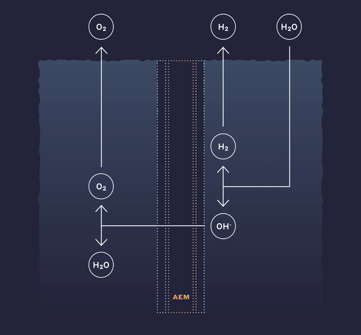 ionomr - AEM electrolyzer structure