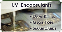 UV Dam and Fill Encapsulants for Smartcards